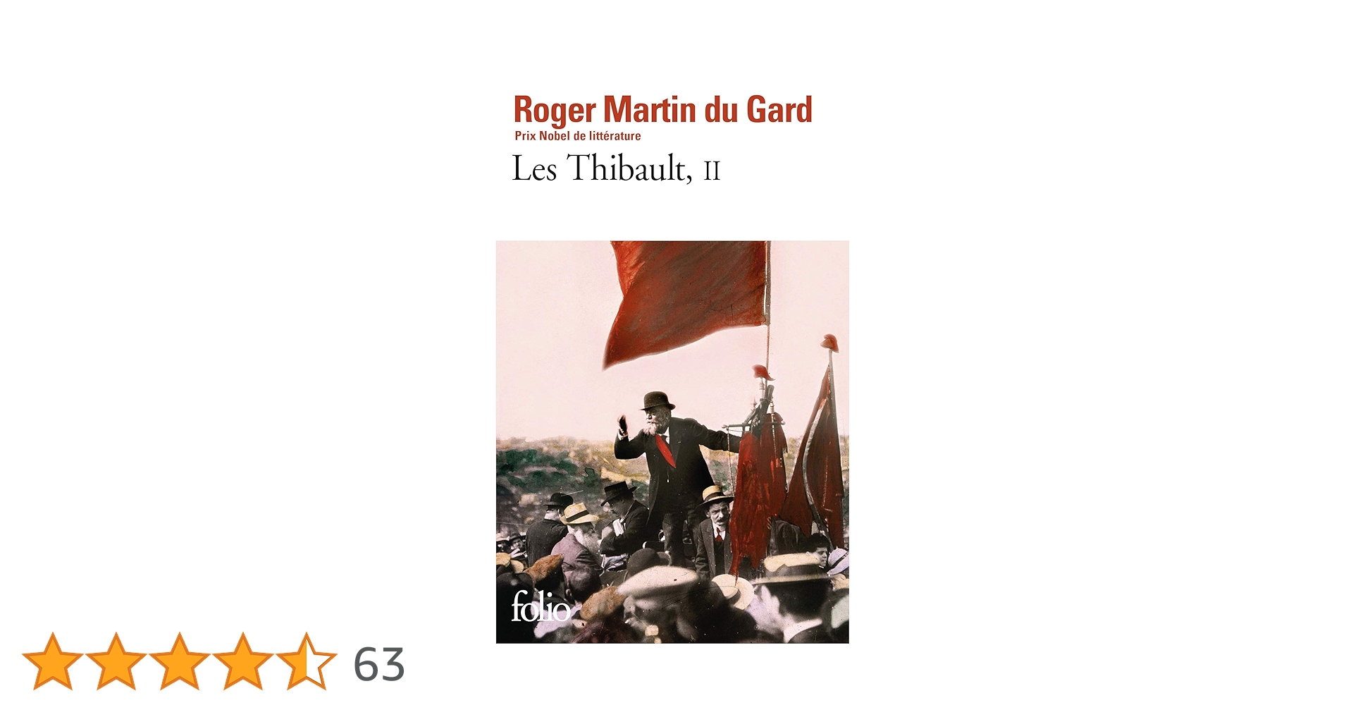 文学・小説 ROGER MARTIN DU GARD GALLIMARD 文学・小説 ROGER MARTIN