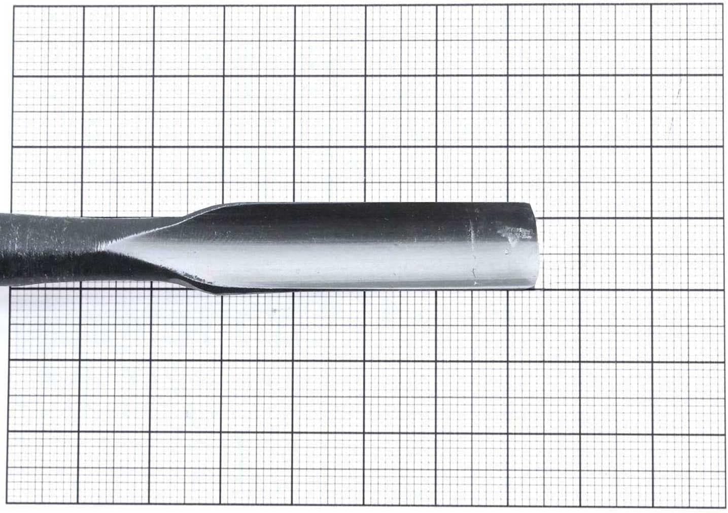 Yoitarikikougyou Japanese Wood Carving Tool 12mm Woodcarving U Gouge, with Wooden Handle, to Carve Channels & Hollows in Woodworking