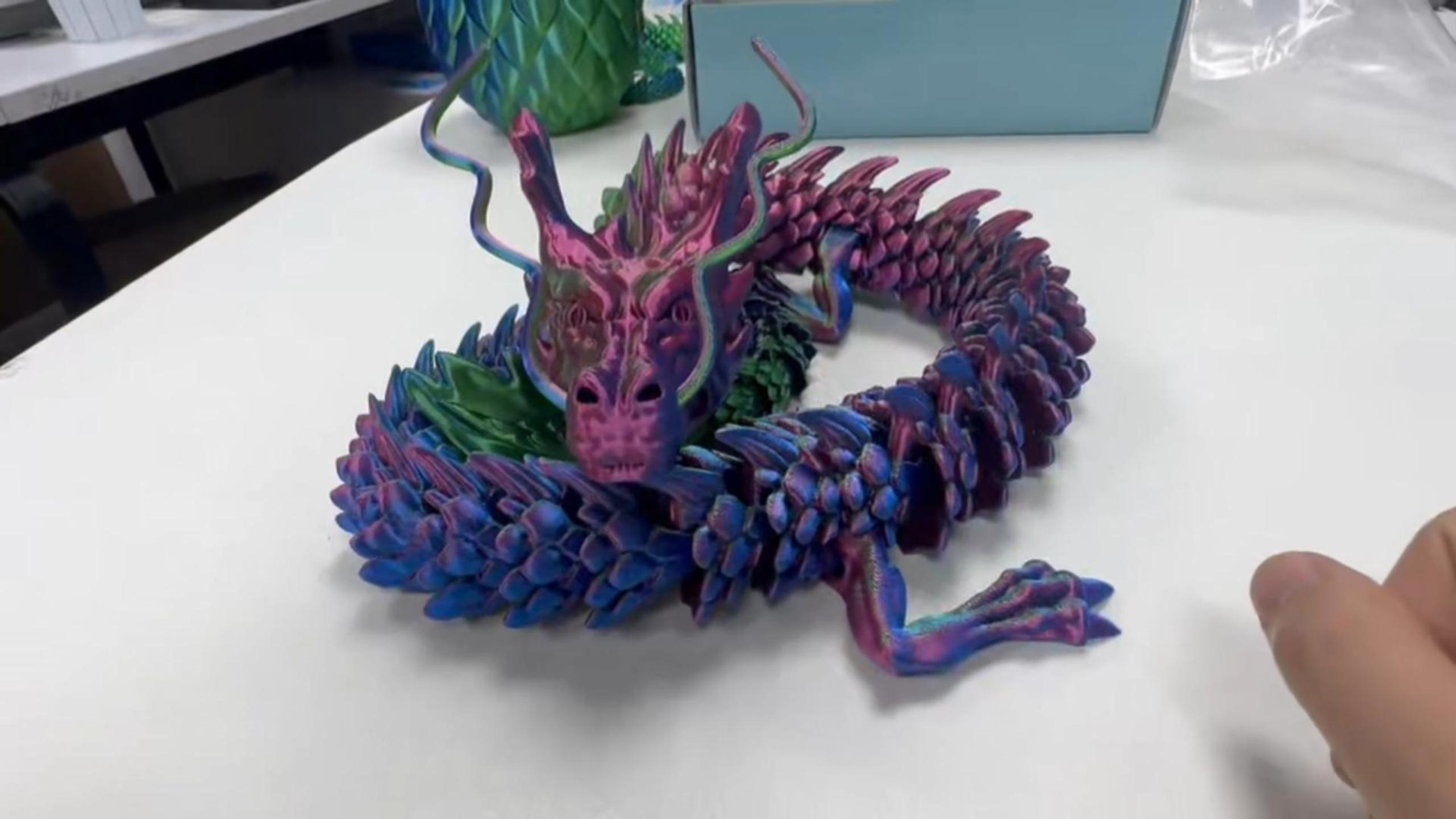 Amazon.com: Joyroud 35.4'' Large 3D Printed Dragon Toy