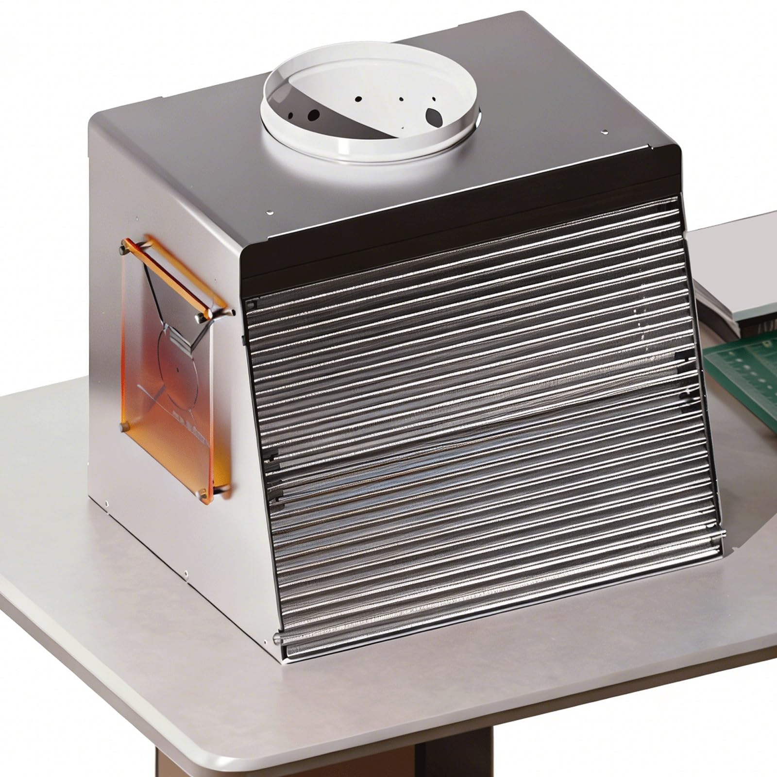 Station de pulvérisation portable pour aérographe, ventilateur réglable de 300 m³/h et lumière LED pour modélisme, peinture artisanale, facile à nettoyer