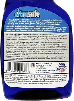 Citrusafe Cooler Cleaner, Eco-Friendly, For Coolers, Freezers, Refrigerators & More