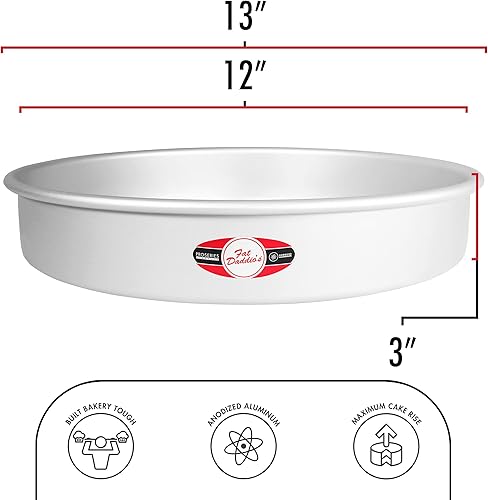 Miniatura 3 de Fat Daddios PRD - Set de bandejas para hornear de alumino anodizado 3 de profundidad Plateado