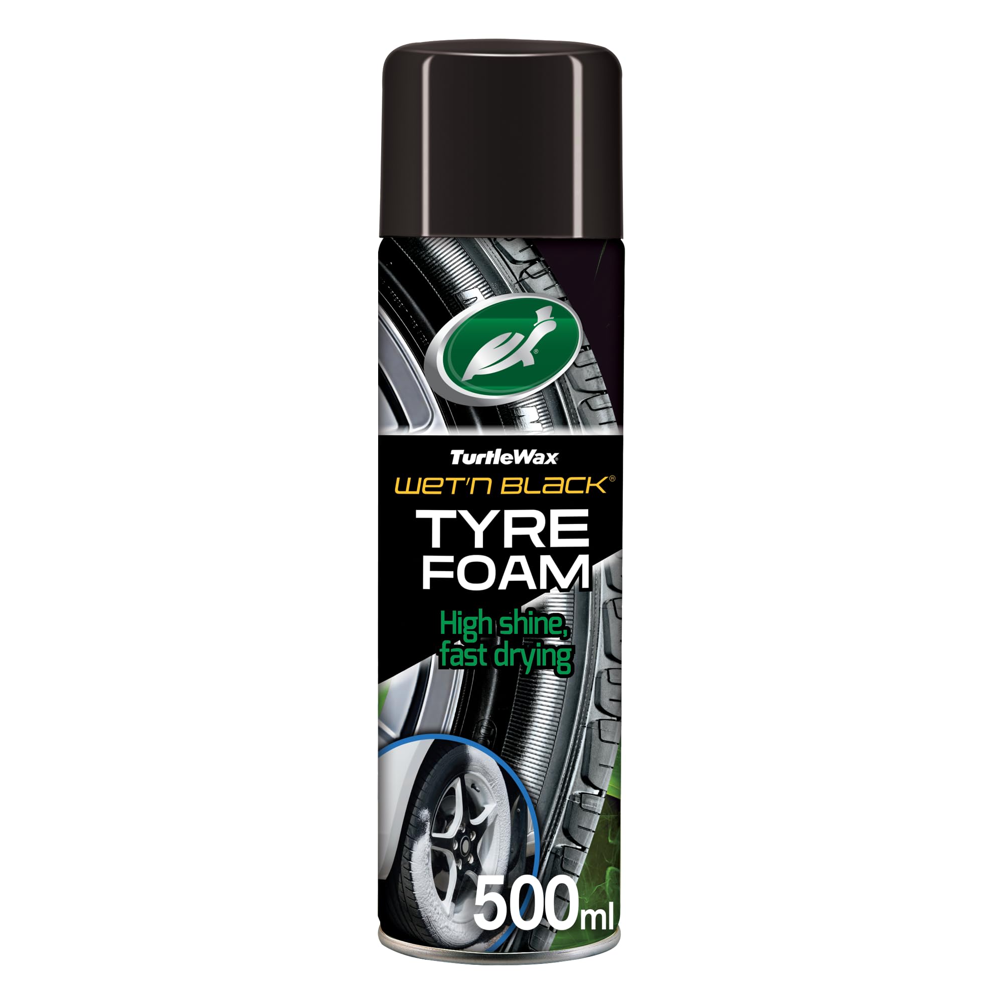 Turtle Wax Wet N Black Tyre Foam - New 2X Shine-image-37