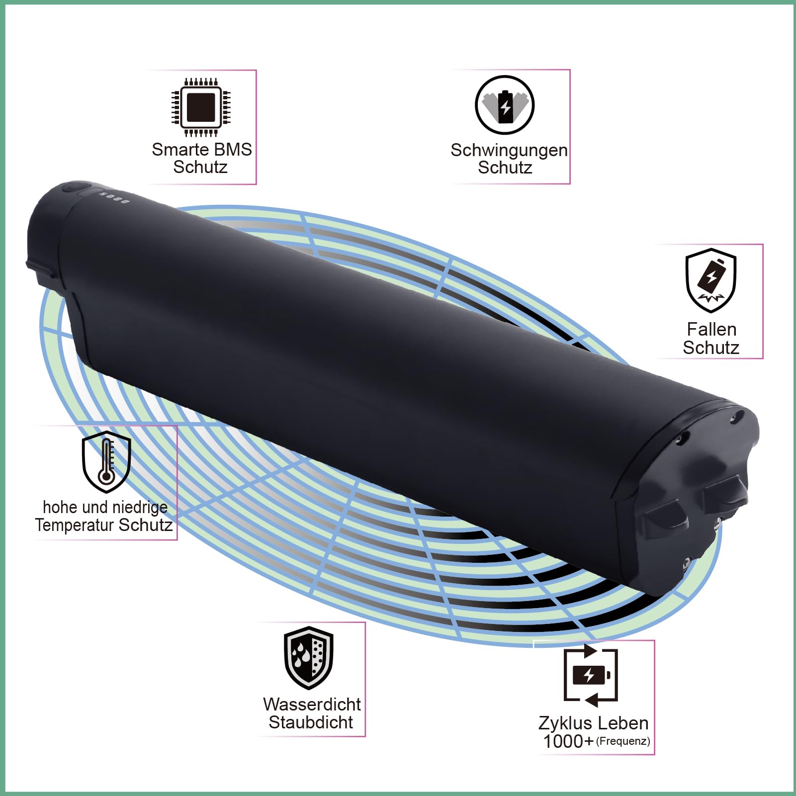 Akumulator ebike 36V 15Ah zamiennik do F.LLI Schiano E-Wave/Braver/E-Fully Reention EEL Mini do Zündapp z810/ 250W/350W/500W silniki e-bike pedelec akumulator z ładowarką(36V 15Ah)