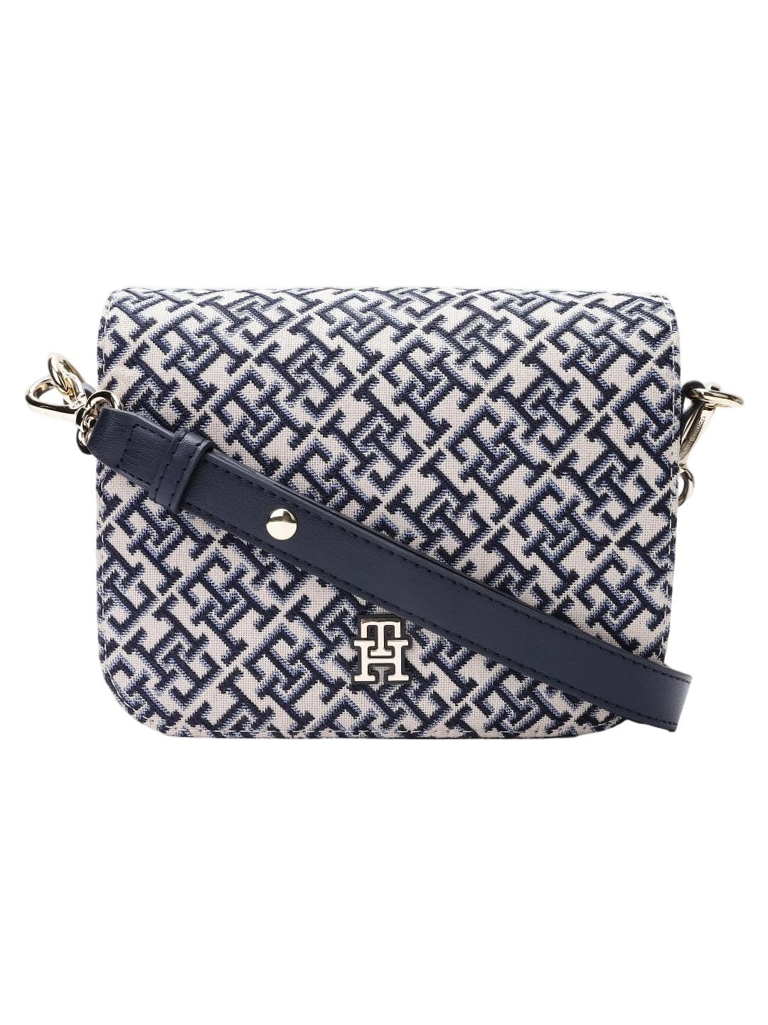 tommy hilfiger Logo Blue Polyester Sling Bag-picture-13