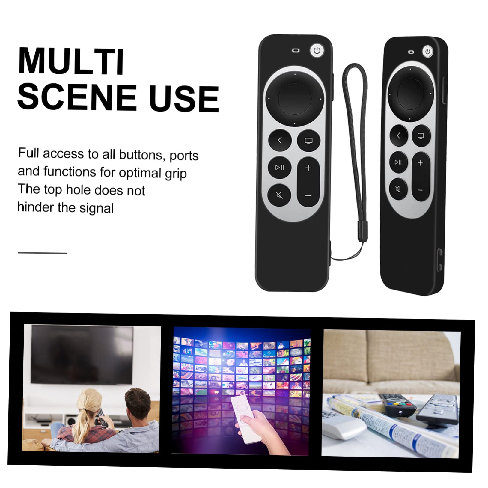 OSALADI 5pezzi Custodia Protettiva Per Telecomando Tv Accessorio Antiscivolo e Resistente Agli Urti Facile Da Rimuovere e Pulire Compatibile Con Tutte Le Funzioni e Punti Di Accesso