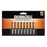 Duracell Coppertop AA Batteries with Power Boost Ingredients, 16 Count (Pack of 1) Long-lasting Alkaline Double AA Battery for Household and Office Devices