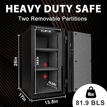 ファイヤーキング コンテナー TIGERKING Fireproof Safe,3.47 Cubic Feet Home Safe Box