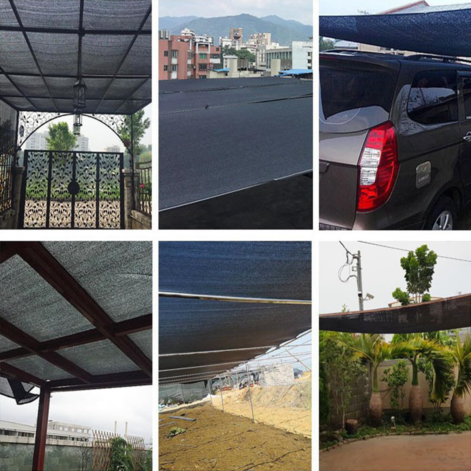 Rete Ombreggiante Occhiellata 4x5m - Telo Da Giardino UV Resistente Per Esterni (Giallo) - Foto 2