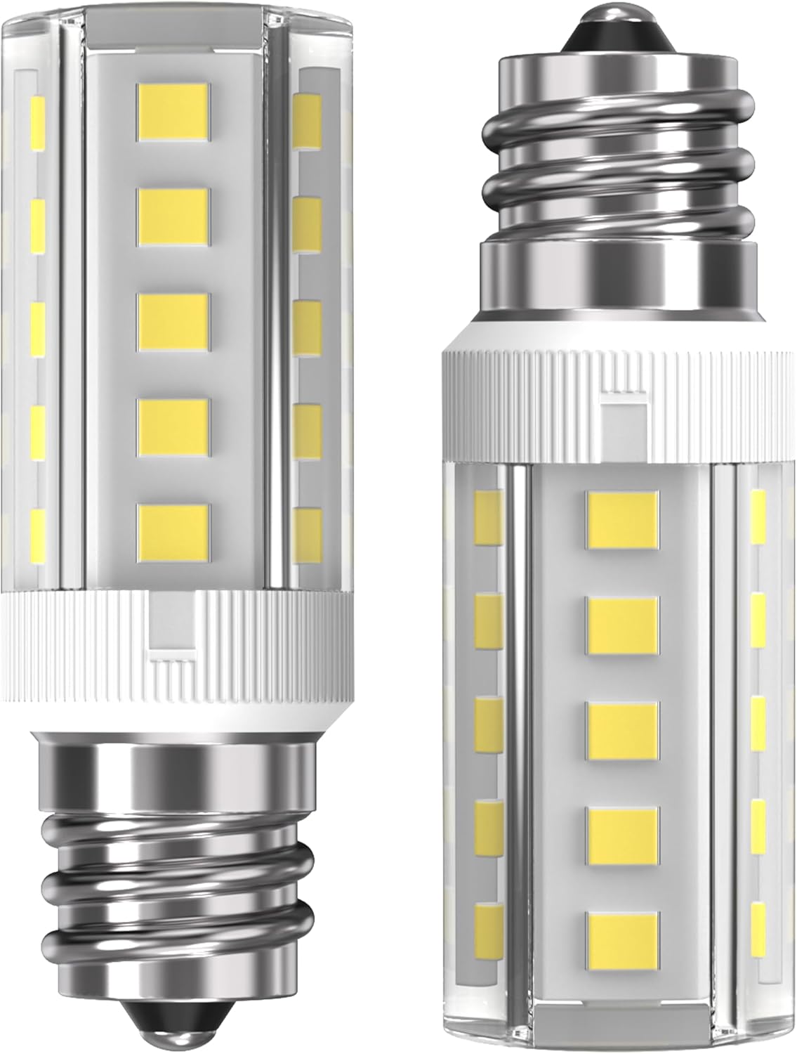 WE05X20431 LED Dryer Drum Light Bulb Replacement-2Packs,E12 Base 4W 120V,6000K White Appliance Light Bulb，Compatible for G-E Whirl-Pool Dryer Replace 22002263 WE4M305 WP3395618