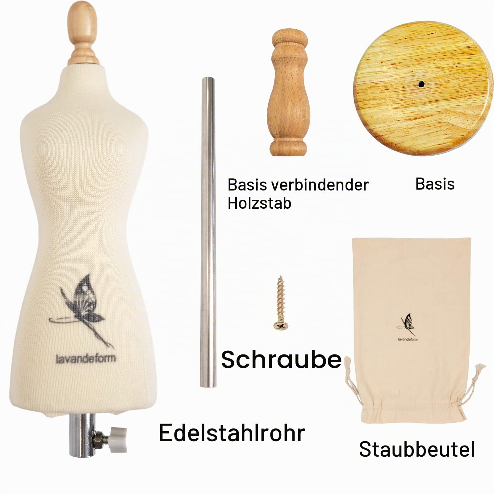 1/4 Weibliches Schneiderpuppe （es handelt Sich Nicht um Erwachsenengröße. ）Es können Nadeln in die Schneiderpuppe gestochen Werden.(1/4)
