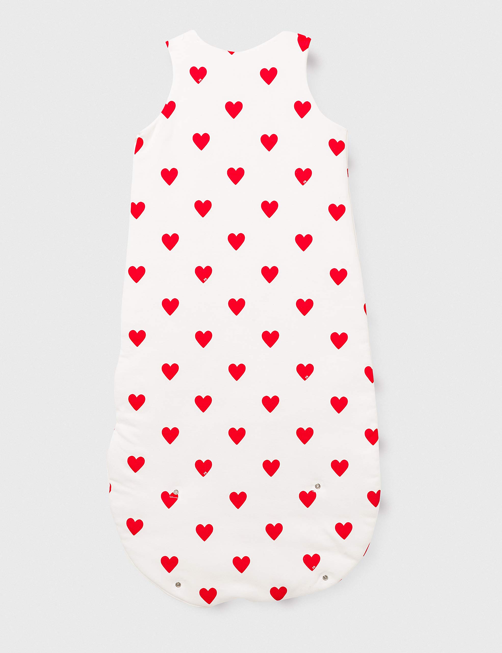 Petit Bateau A0BTS Śpiwór Bez Rękawów, Marshmallow/Terkuit, 6-18 Mois Unisex-Bimbi, Marshmallow/Terkuit, 6-18 mesi