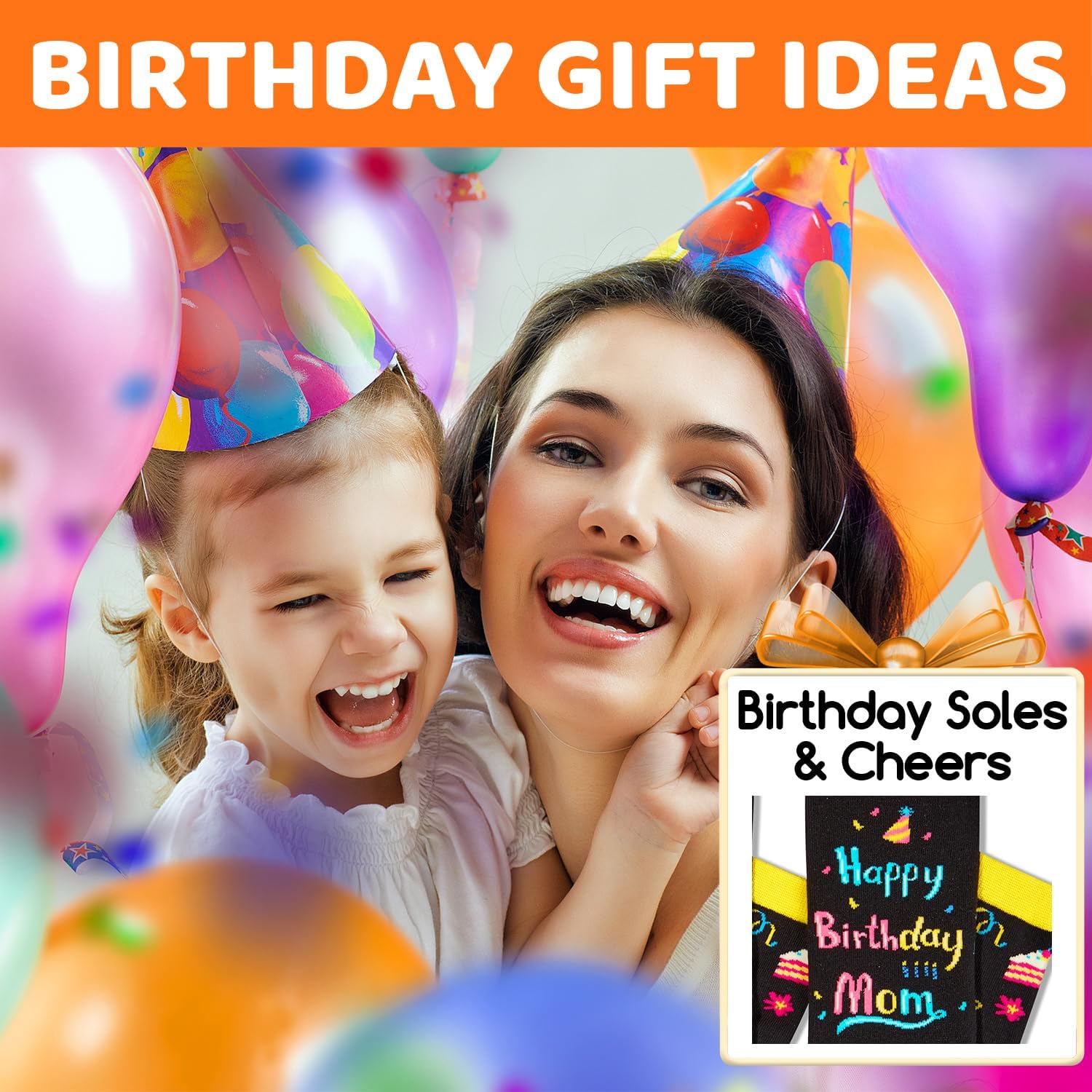 HAPPYPOP Birthday Socks for Women - Gifts for Niece Sister, Grandma Aunt Mom Socks - Image 5