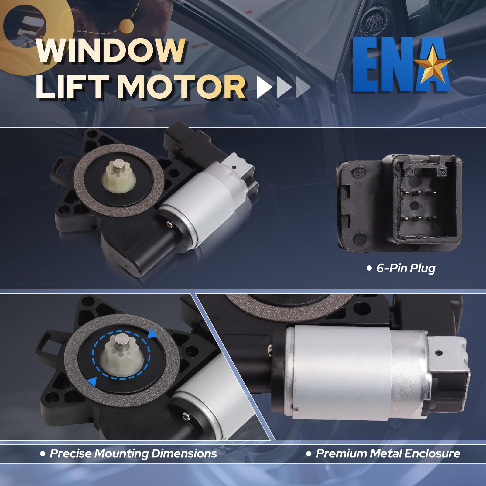 Amazon.com: ENA Power Window Lift Motor Front Right Passenger Side