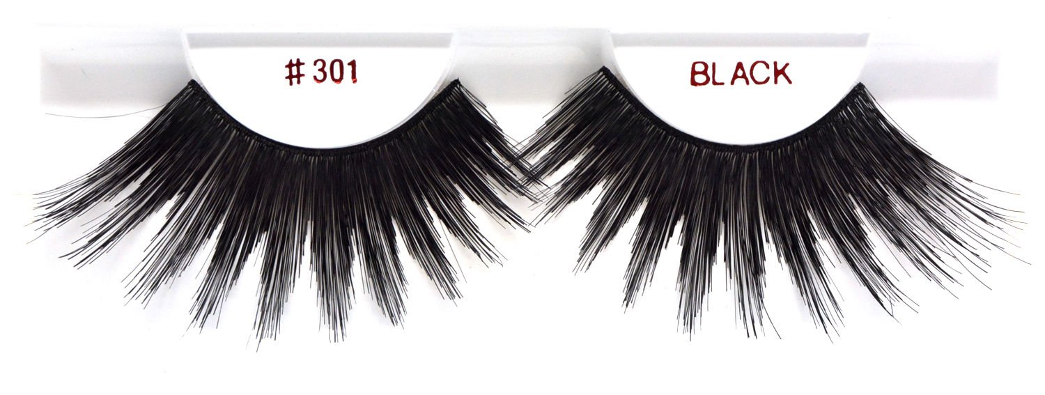 #301, 12 Pairs ifullash 100% Human Hair Eyelashes