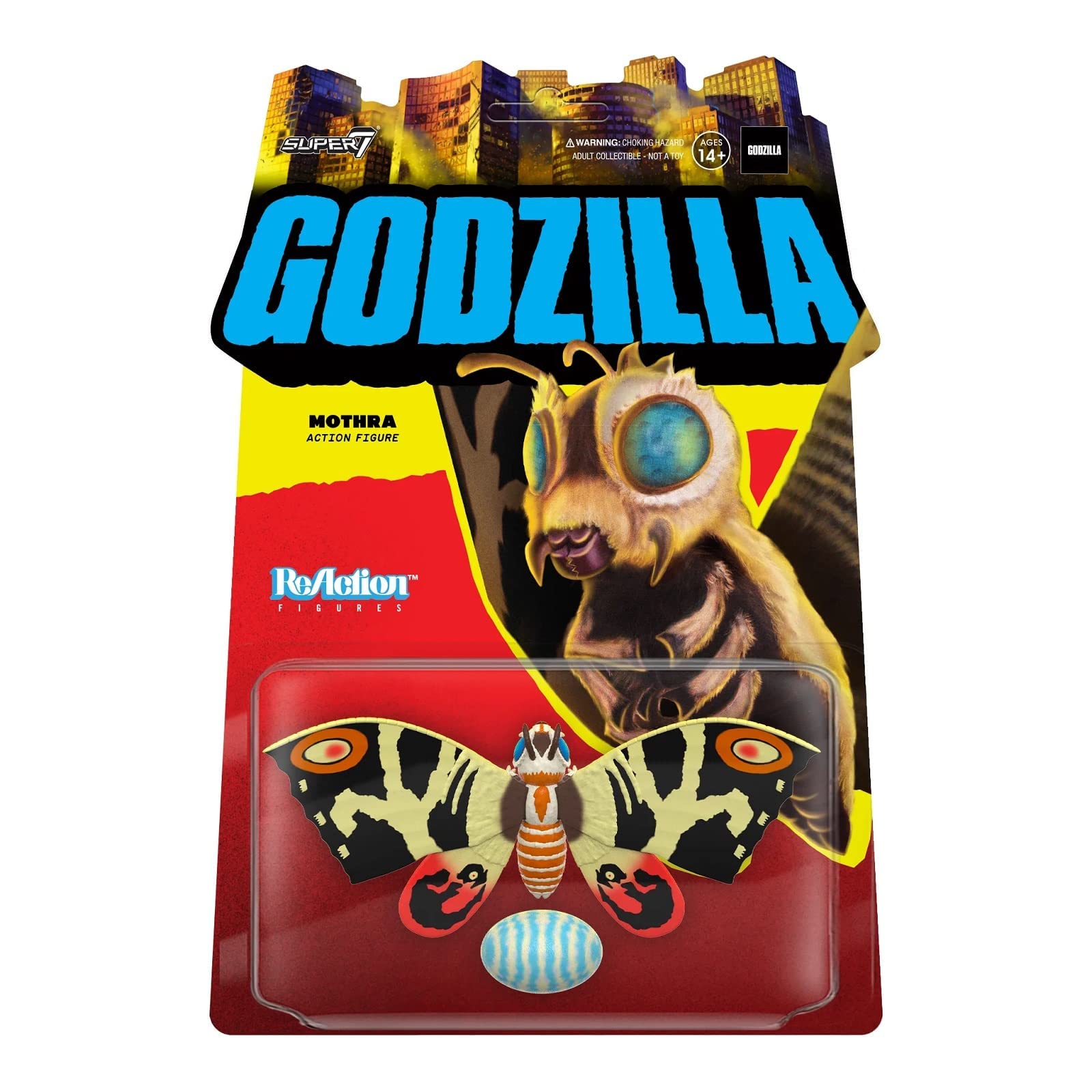 Godzilla Mothra Toho Reaction Figure 3.75 Inch