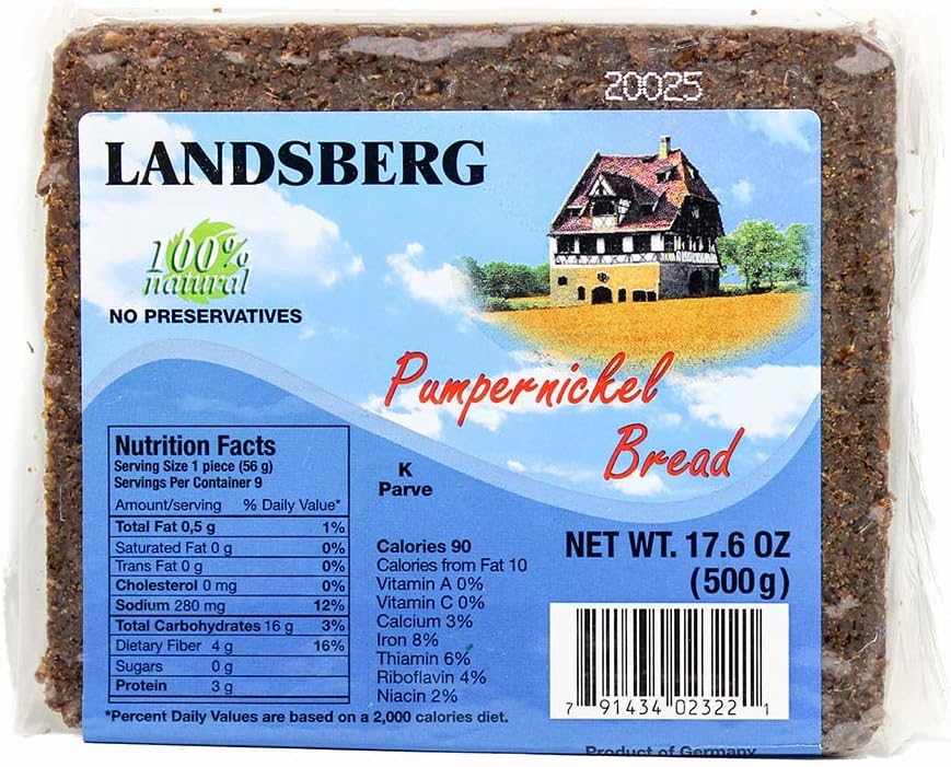 Landsberg German Pumpernickel Bread (17.6 ounce)