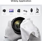K&F CONCEPT Costumes en microfibre pour objectif de caméra lavable 10-Pack 6x6in Coussin de nettoyage sans aspirateur pour l'électronique et les verres, Ecrans d'instruments de précision d'optique