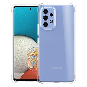 Foluu Galaxy A53 5G Case, for Samsung Galaxy A53 5G Case Clear, Scratch Resistant Reinforced Corners TPU Rubber Soft Skin Silicone Protective Case Cover for Samsung Galaxy A53 5G 2022 (Crystal Clear)