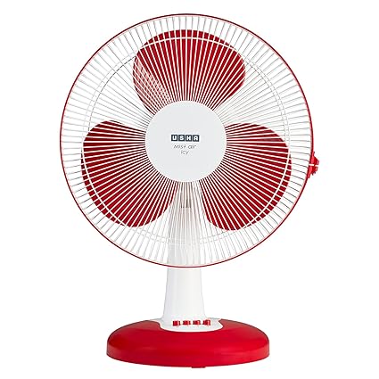 Usha Mist Air ICY 400mm Table Fan (Red)