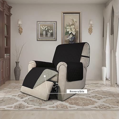 Miniatura 973 de Easy-Going - Funda reversible para sofá, resistente al agua, con varillas de espuma y correas elásticas, protector de muebles para mascotas y perros