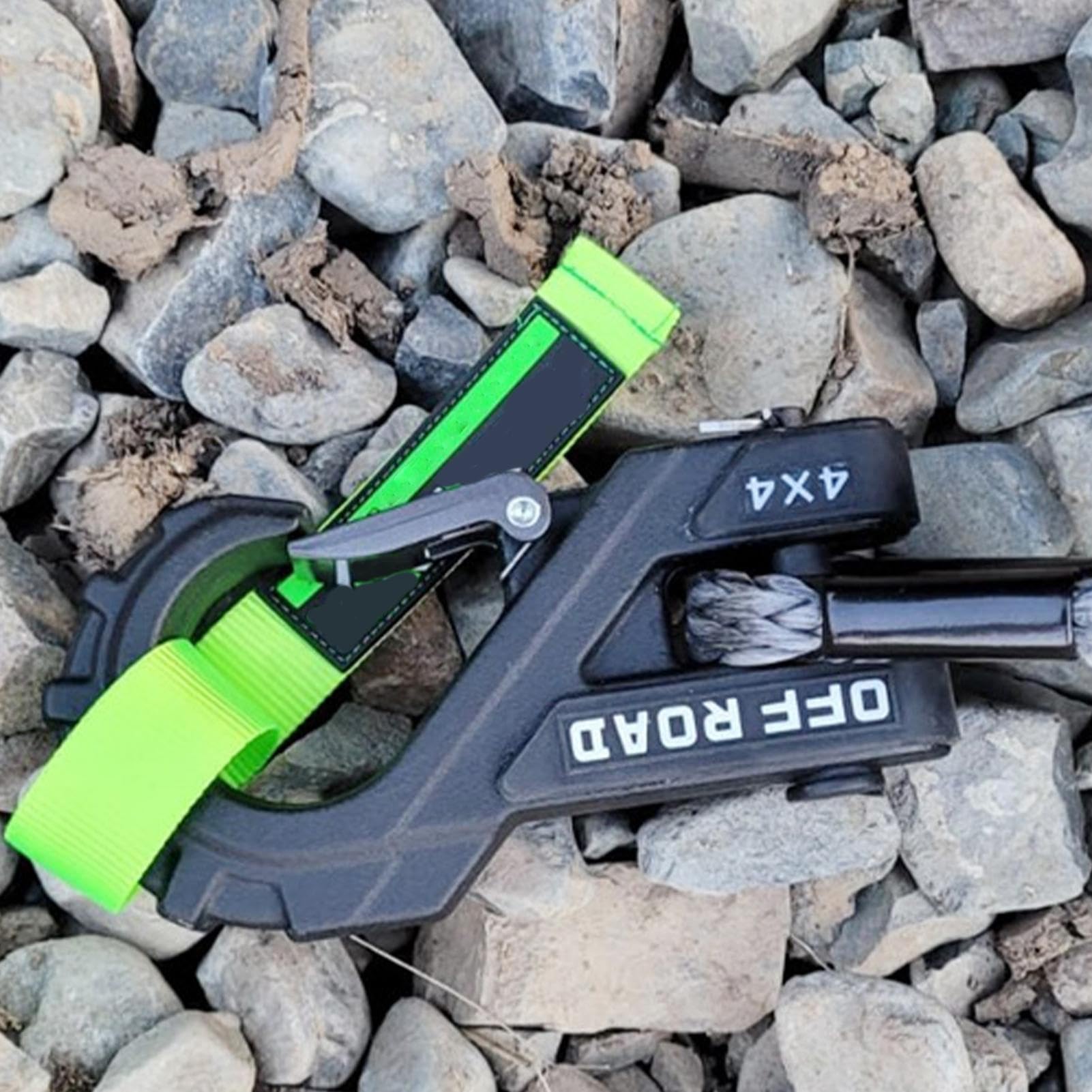 ATV Winch Hook - Connettore per rimorchio pesante, Hook Offroad Steel Grow | Collegamento della catena di sicurezza del rimorchio, clip per gancio per rimorchio SUV, programma di recupero auto