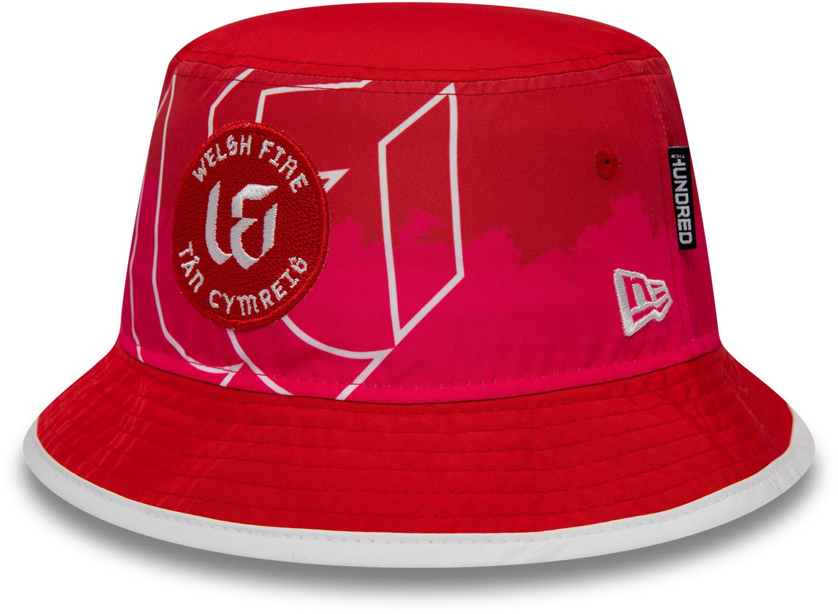 New Era The Hundred AOP Bucket Hat (UK, Alpha, M, Welsh Fire Tan Cymreig)