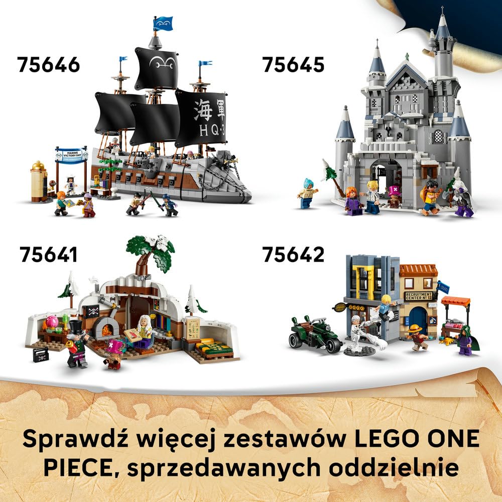 LEGO ONE PIECE Dorry kontra Brogy — Giganci z Little Garden 75644 | Scenka ONE PIECE, zestaw akcji, prezent dla fana anime 9+, 733 elementy