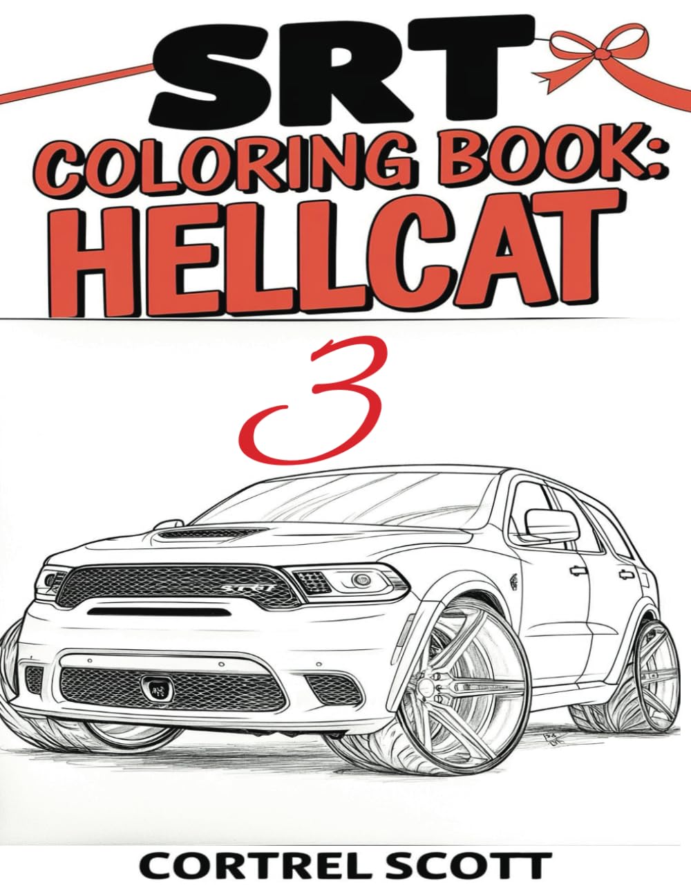 SRT Coloring Book: Hellcat 3 Durango Hammerhead