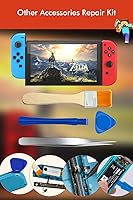 Vista 5 de Joycon Joystick Replacement Kit( 48 in one), Switch Joystick Replacement for Switch Switch Lite Switch OLED, Include 4 Thumbsticks, 4 Metal Buckles