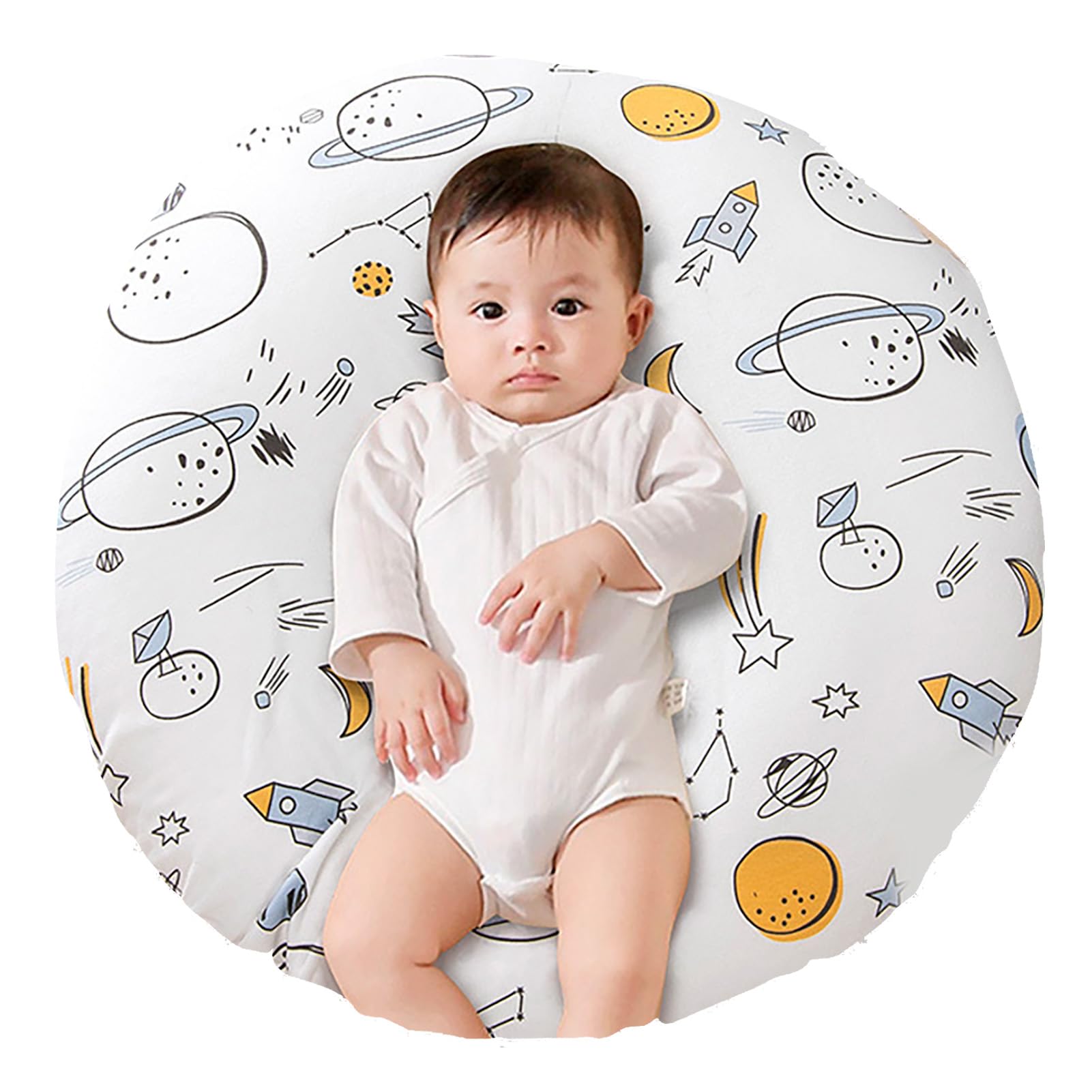Almohada para amamantar al bebé, cojín para amamantar, cojín para prevenir náuseas, Almohada de Lactancia con inclinación para recién Nacidos. (Tipo C)