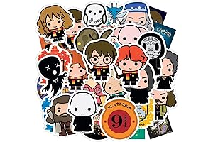 Harry Potter Vinyl Sticker Pack: Enchanting Laptop Adornments for Potterheads