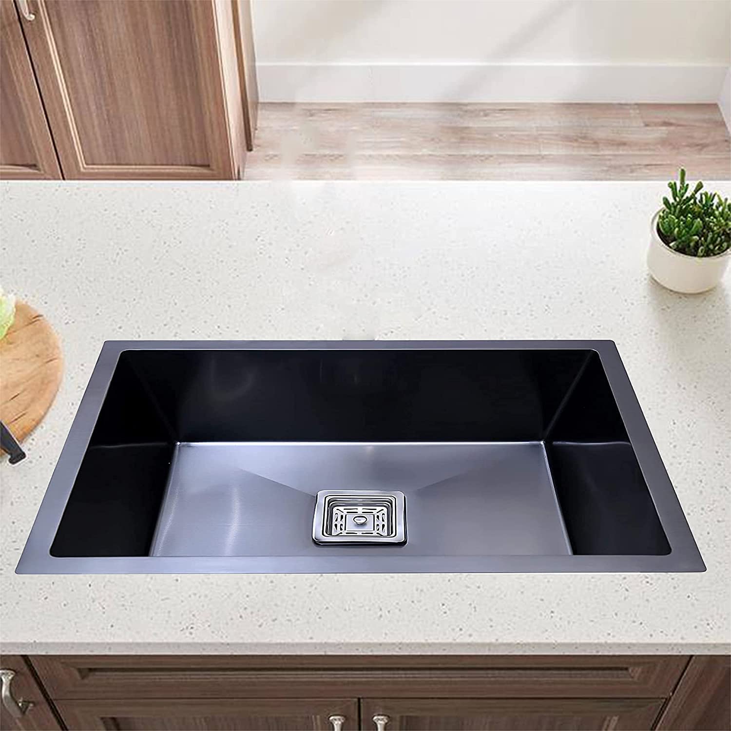 See full amazon price history chart for COALFIELD Premium Stainless Steel Sink for Kitchen | 304 Grade Stainless Steel with Nanocoated Undercoating and Square Coupling and Metal Fruit Basket - 24"x18"x10" Inches (Sleek Black) COALFIELD Premium Stainless Steel Sink for Kitchen | 304 Grade Stainless Steel with Nanocoated Undercoating and Square Coupling and Metal Fruit Basket - 24"x18"x10" Inches (Sleek Black) (B0DDCX4898) Amazon Price History, Amazon Price Tracker