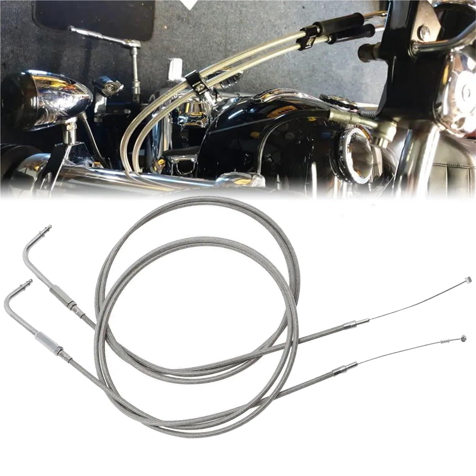 160 cm 63 Zoll Gaszug Für Motorräder Für H&Arley Road King Dyna Softail FXST FLST FXD 1996-2010 FLT 1996-2007 FLH 1996-2007