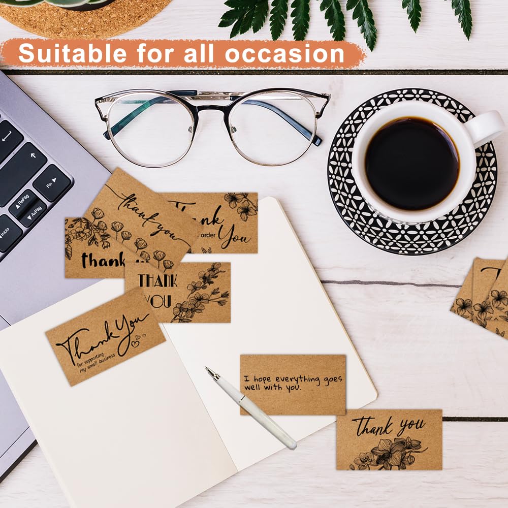 Thank you！ Amazon.com : KiDEPOCH 180 Thank You Cards Small Business, Mini