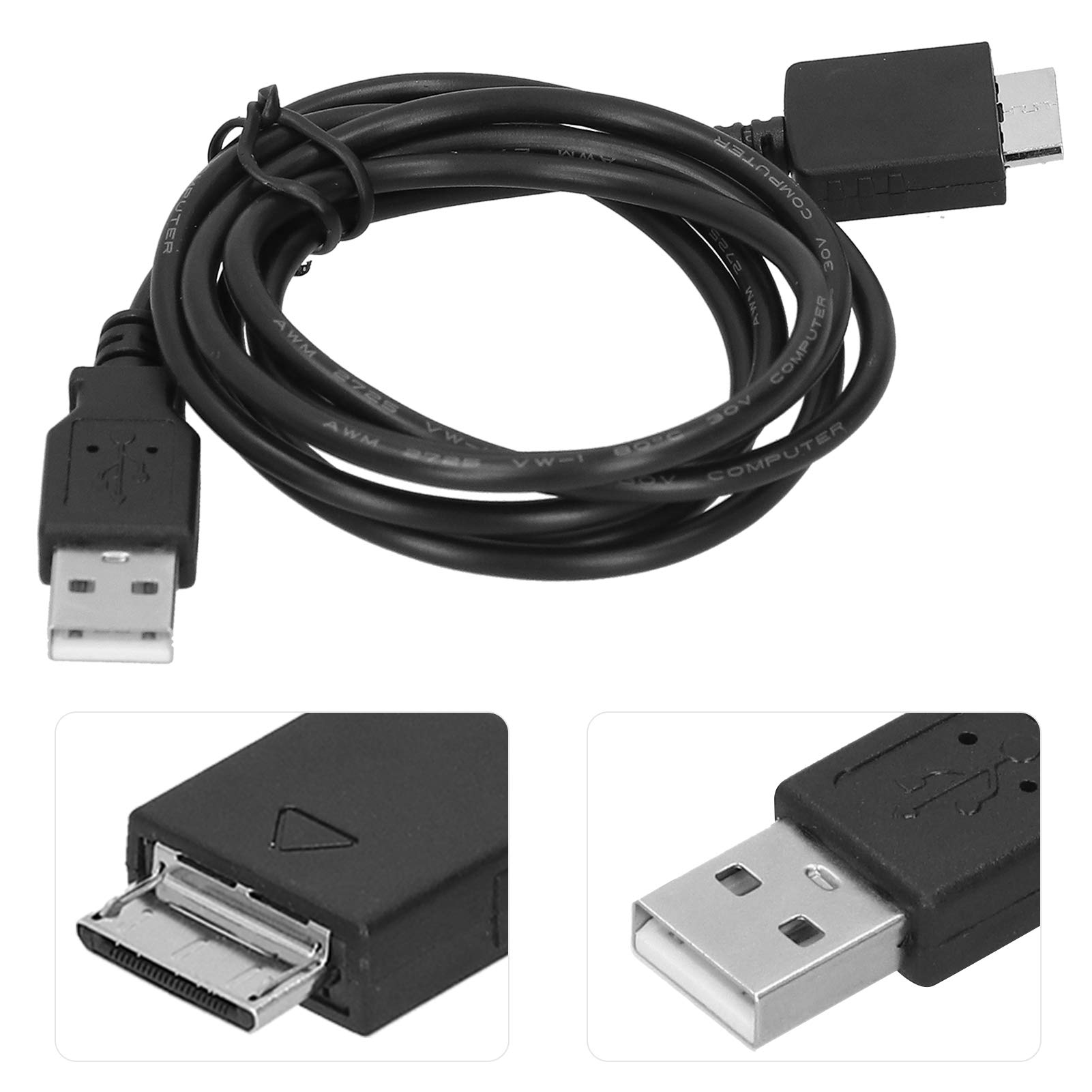 Cavo Dati MP3 1,2 Metri, Cavo di Connessione Dati e Ricarica per Lettore MP3/MP4, Compatibile con Modelli di Lettori MP3