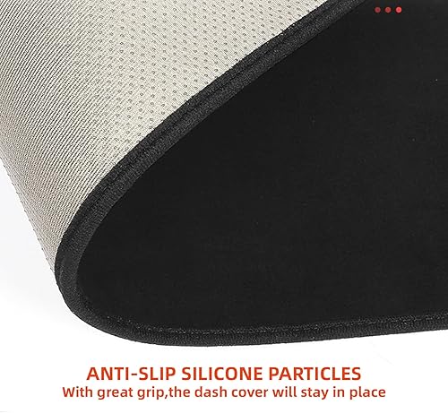 Miniatura 6 de Cubierta de tablero para Tesla Modelo Y Modelo 3, alfombrilla de franela para salpicadero, tapete decorativo para interior de automóvil, accesorios