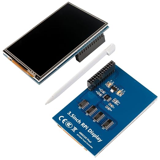 Invento 3.5" 3.5 Inch TFT LCD Touch Screen 320x480 SPI RGB Display for Raspberry Pi B B+
