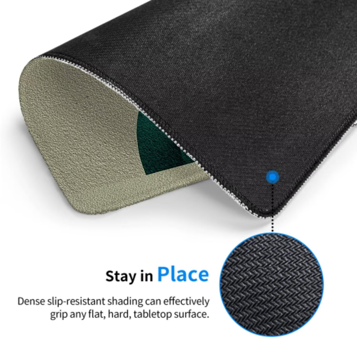 Abstrakcyjna podkładka pod mysz pod mysz pod mysz do gier XXL 1400 x 600 x 3 mm podkładka pod mysz zielona duża podkładka pod rękę dla graczy wodoodporna podkładka pod mysz PC, do klawiatury laptopa w