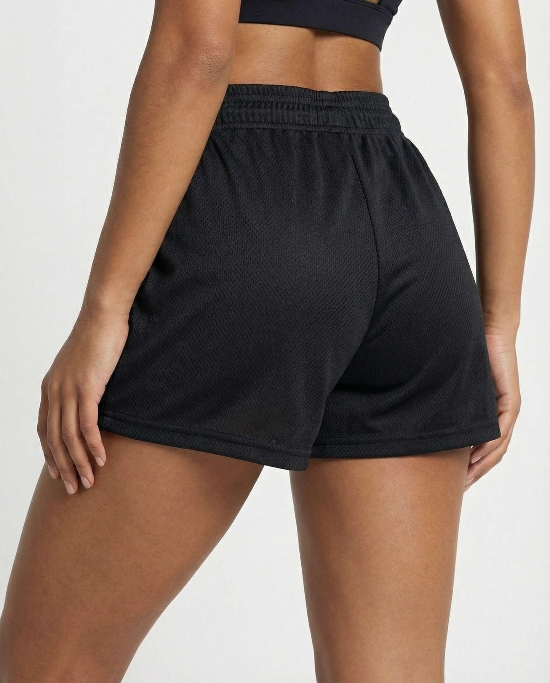 Juicy Couture Damen-Shorts, Netzstoff, 7,6 cm, athletisch, Laufen, Workout, Fitnessstudio, Yoga, Tanzen, Sport, lässig, bequem, aktiv, Sommer, mit Taschen