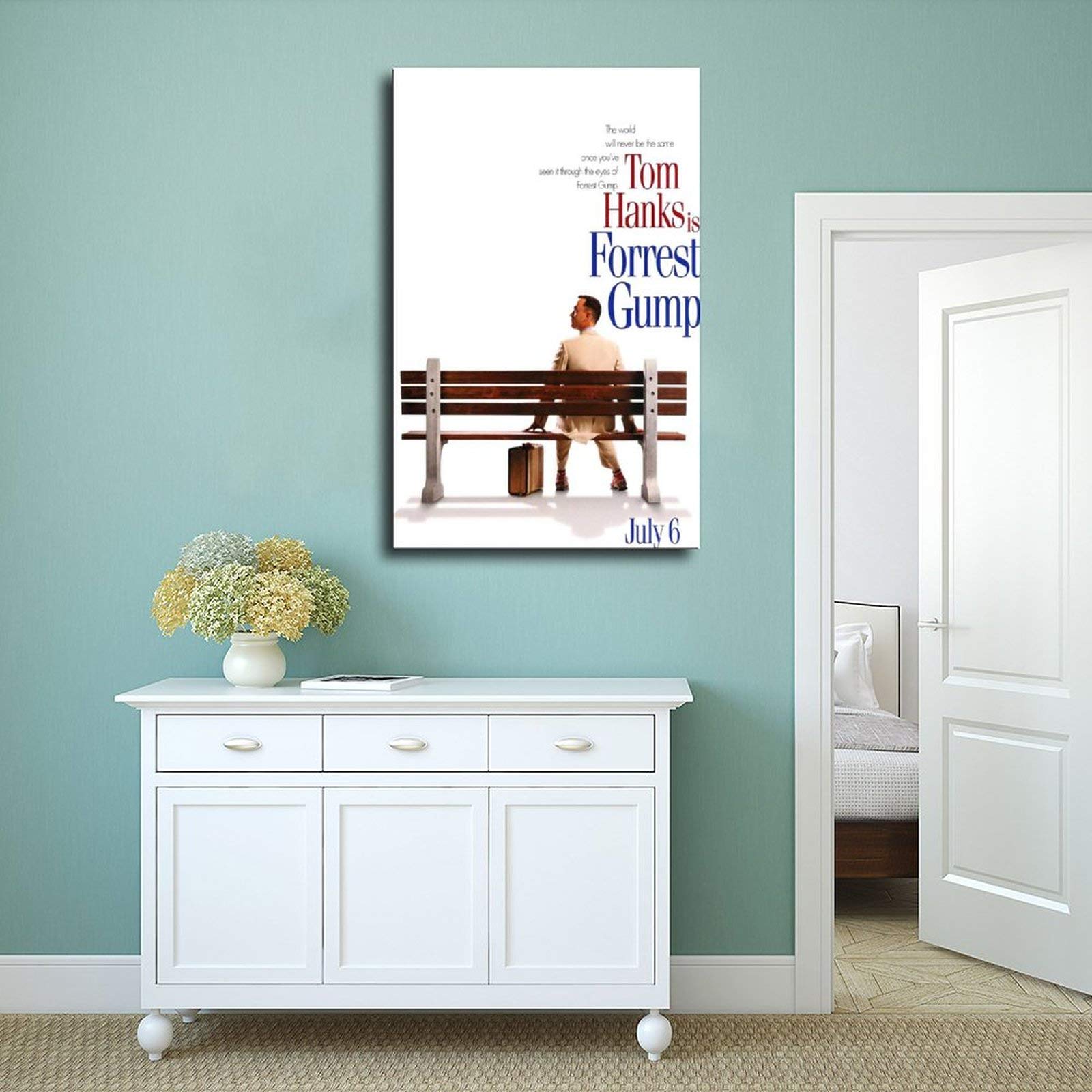 Poster Du Film Forrest Gump - Impression Sur Toile Pour