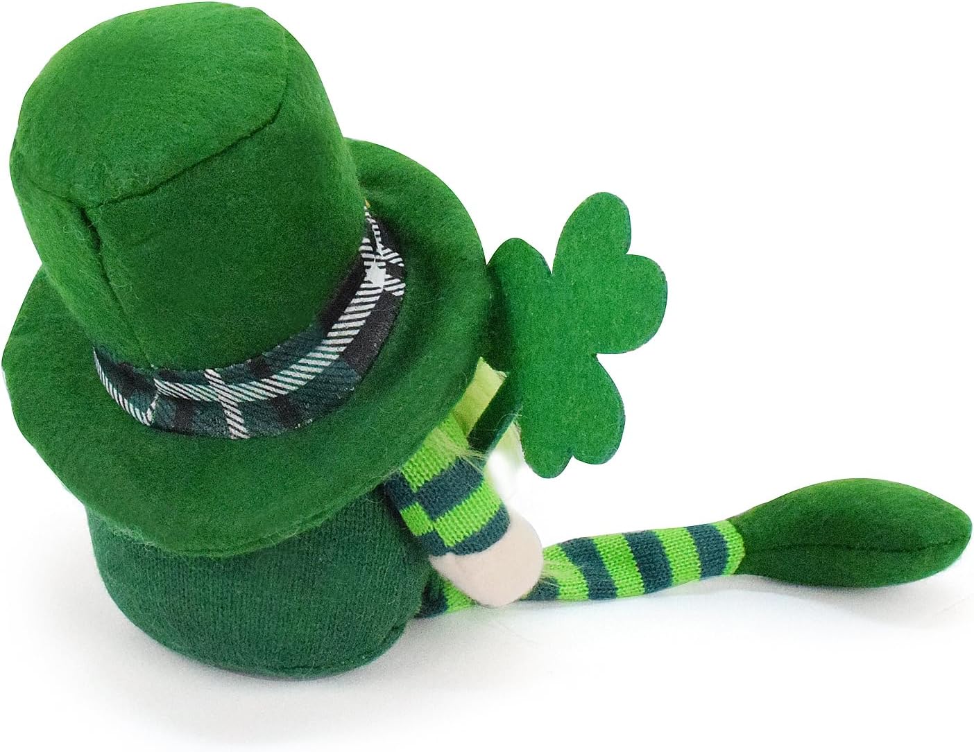 Adorable St. Patrick's Day Gnomes Plush Decorations Irish Leprechaun Luck Green Gnome Shamrock Elf Doll Swedish Tomte Ornaments for St. Patricks Day Home Decor