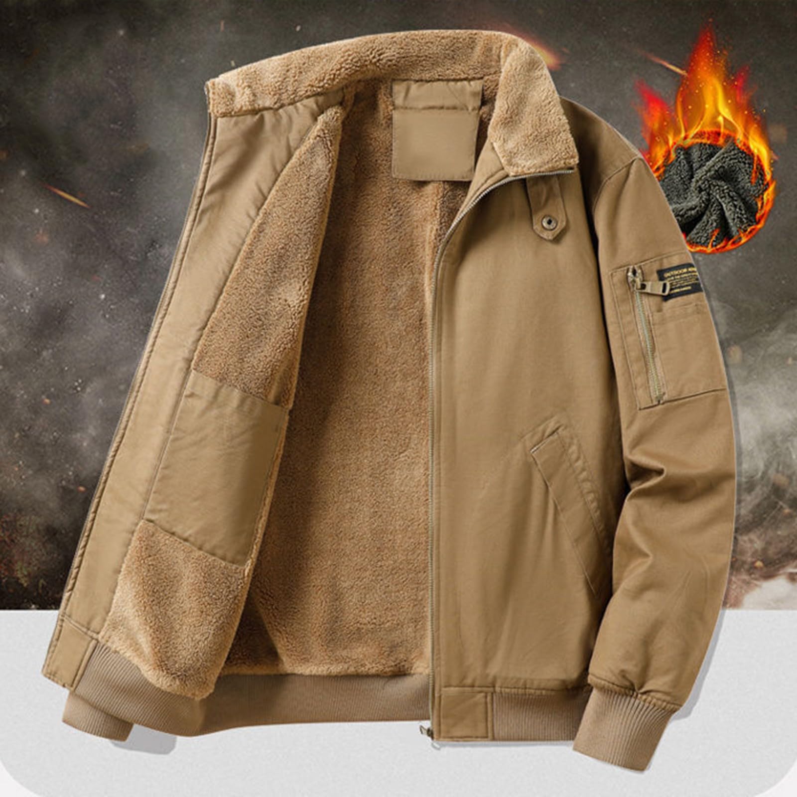 Giacche da uomo Moda Giacche da uomo Giacca a vento invernale leggera