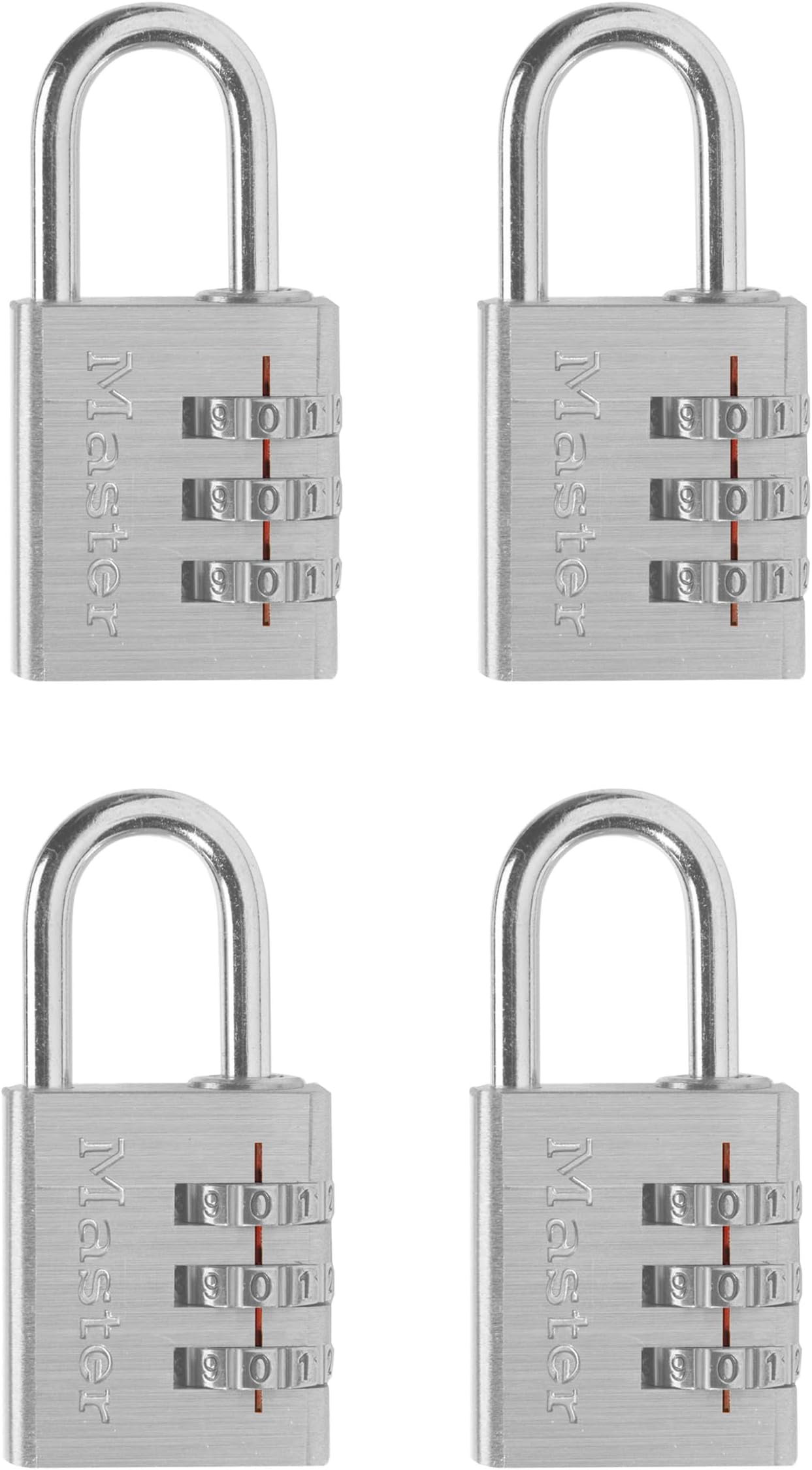 Master Lock 40 Pack / Traditional / Silver Keyed Padlocks