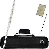 Kit Flauta Eagle FL03S Transversal Prateada Dó Com Estojo