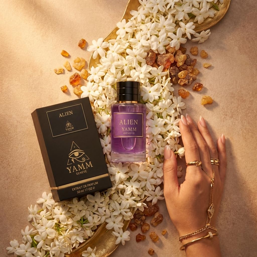 Alien | Extrait de Parfum Damen 50 ml | Jasmin Sambac & Amber | Orientalisch-holziger Duft | Mystische Eleganz & Langanhaltend