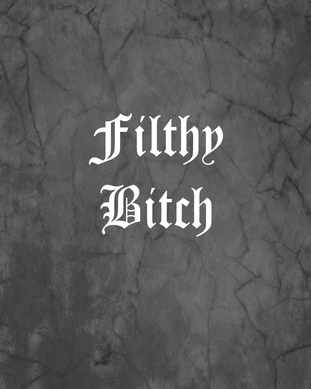 Filthy Bitch: An Offensive Cover Notebook, Lined, 8x10”, 104 Pages