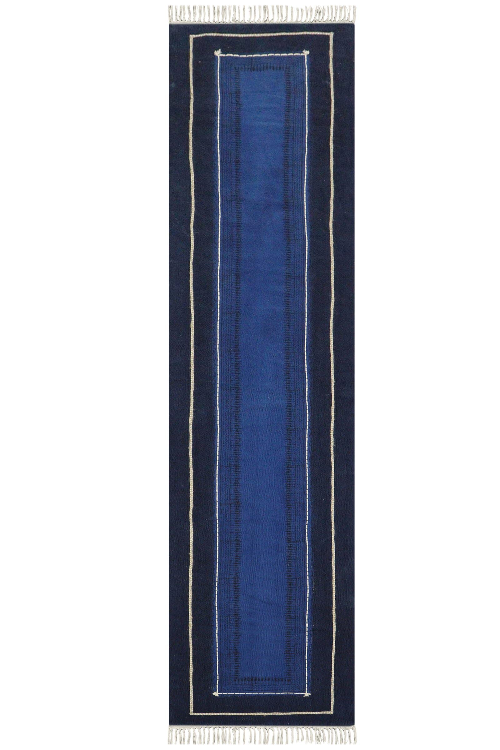 Tapis kilim bohème dhurrie coton lavable intérieur extérieur