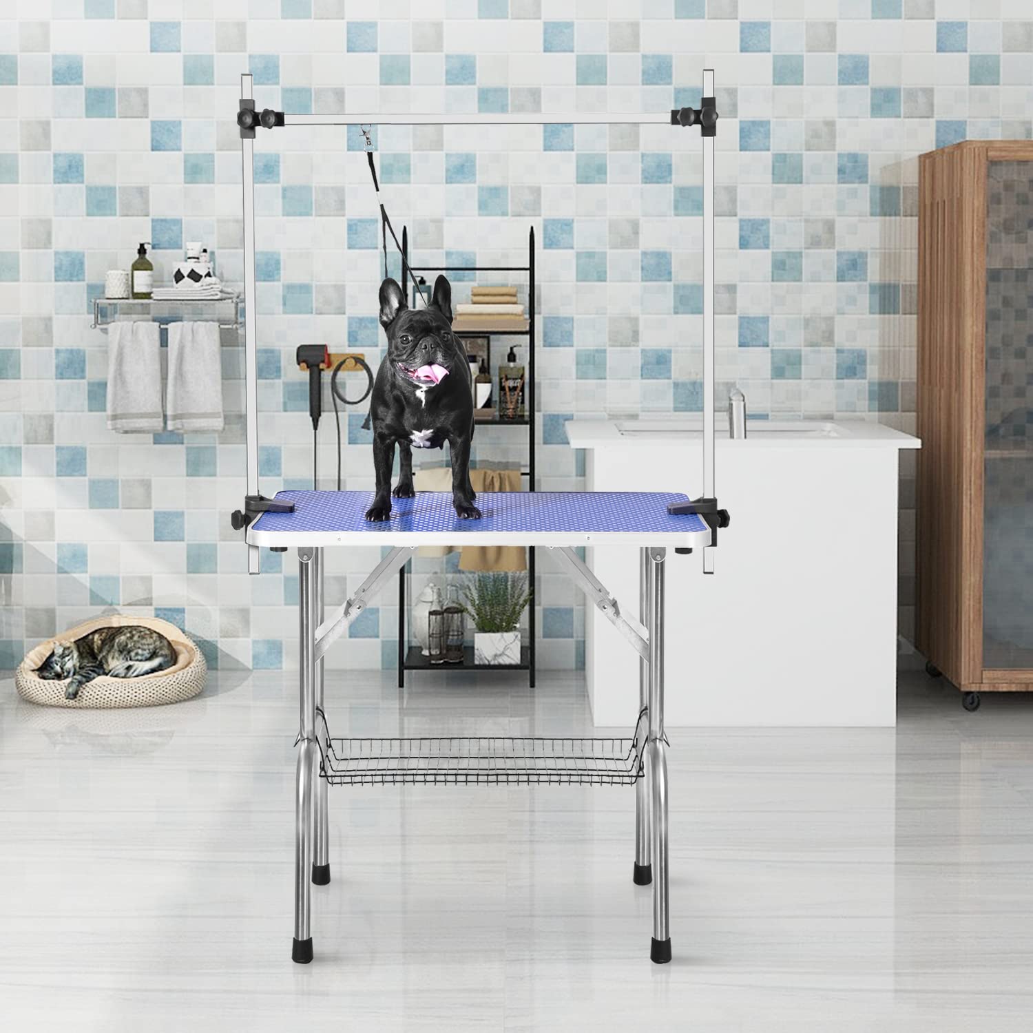SoarFlash 36inch Pet Dog Grooming Table in Blue