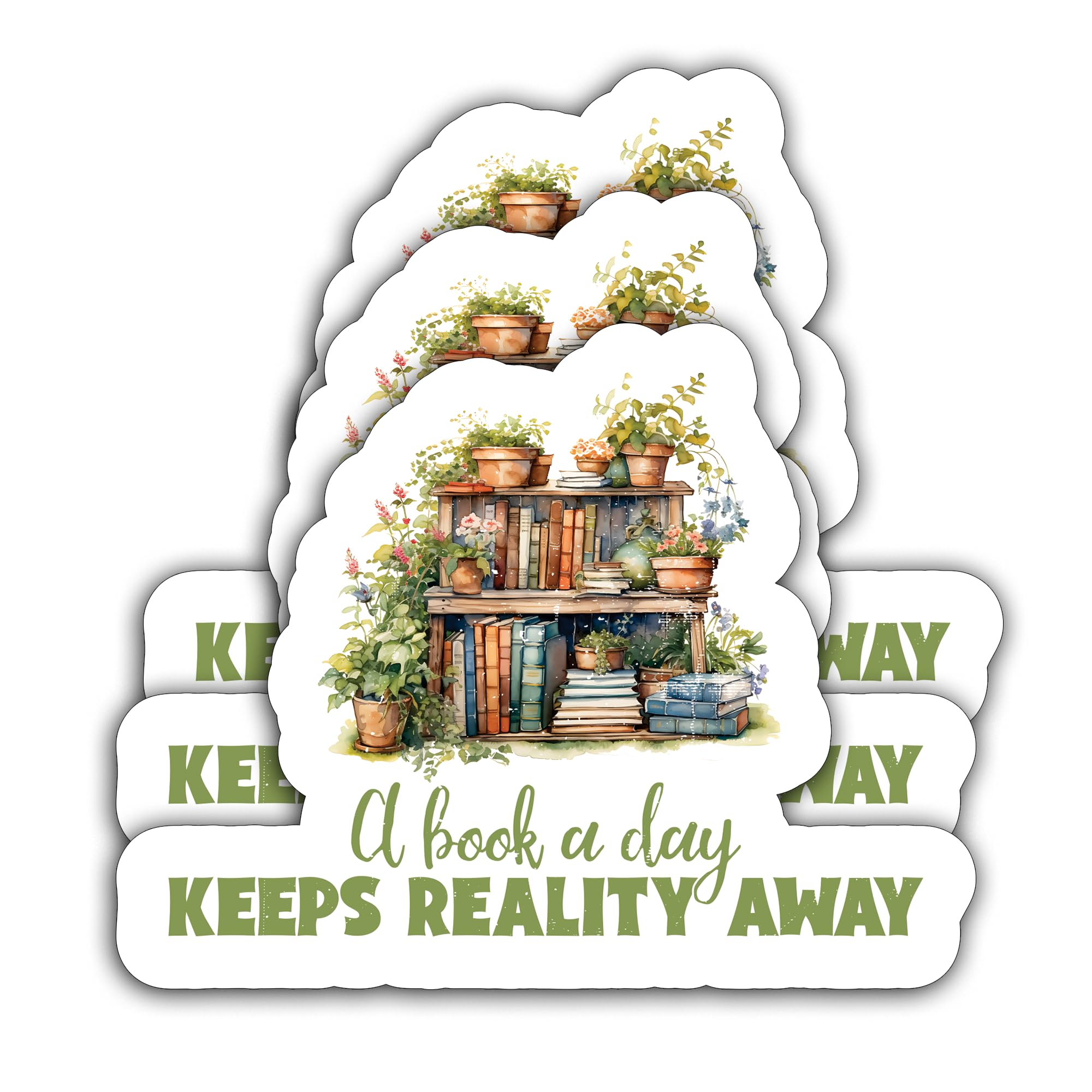 Stickers vinyle A Book A Day, l'accessoire des passionnés de lecture